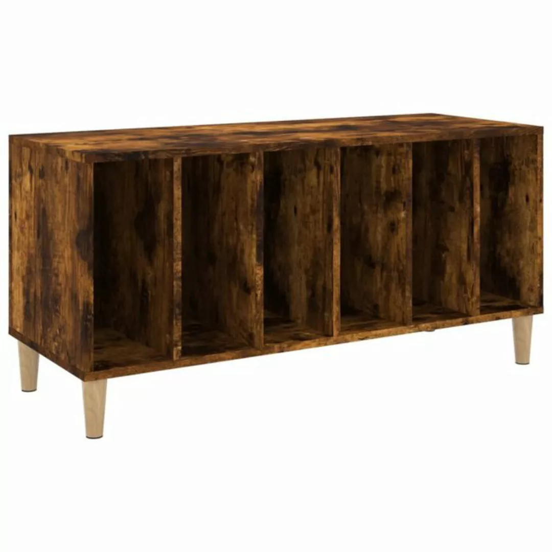 vidaXL Beistellschrank Plattenschrank Räuchereiche 100x38x48 cm Holzwerksto günstig online kaufen