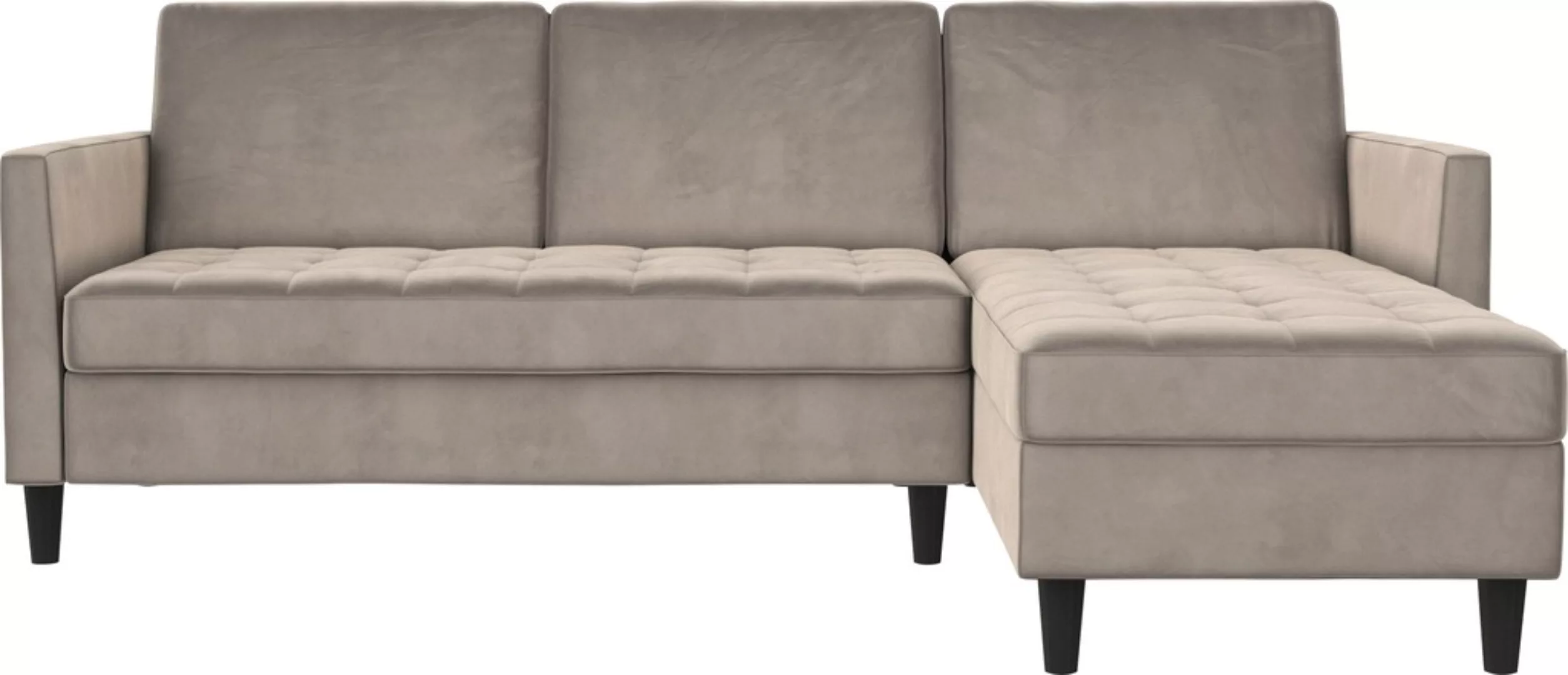 Dorel Home Ecksofa »Presley, L-Form,«, Ecksofa mit Bett-Funktion und Staura günstig online kaufen