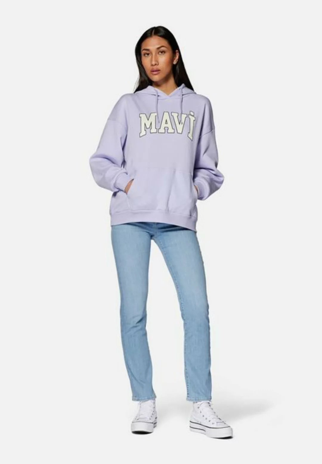 Mavi Kapuzenpullover MAVI SWEATSHIRT Hoodie mit Mavi Logo auf Brust günstig online kaufen