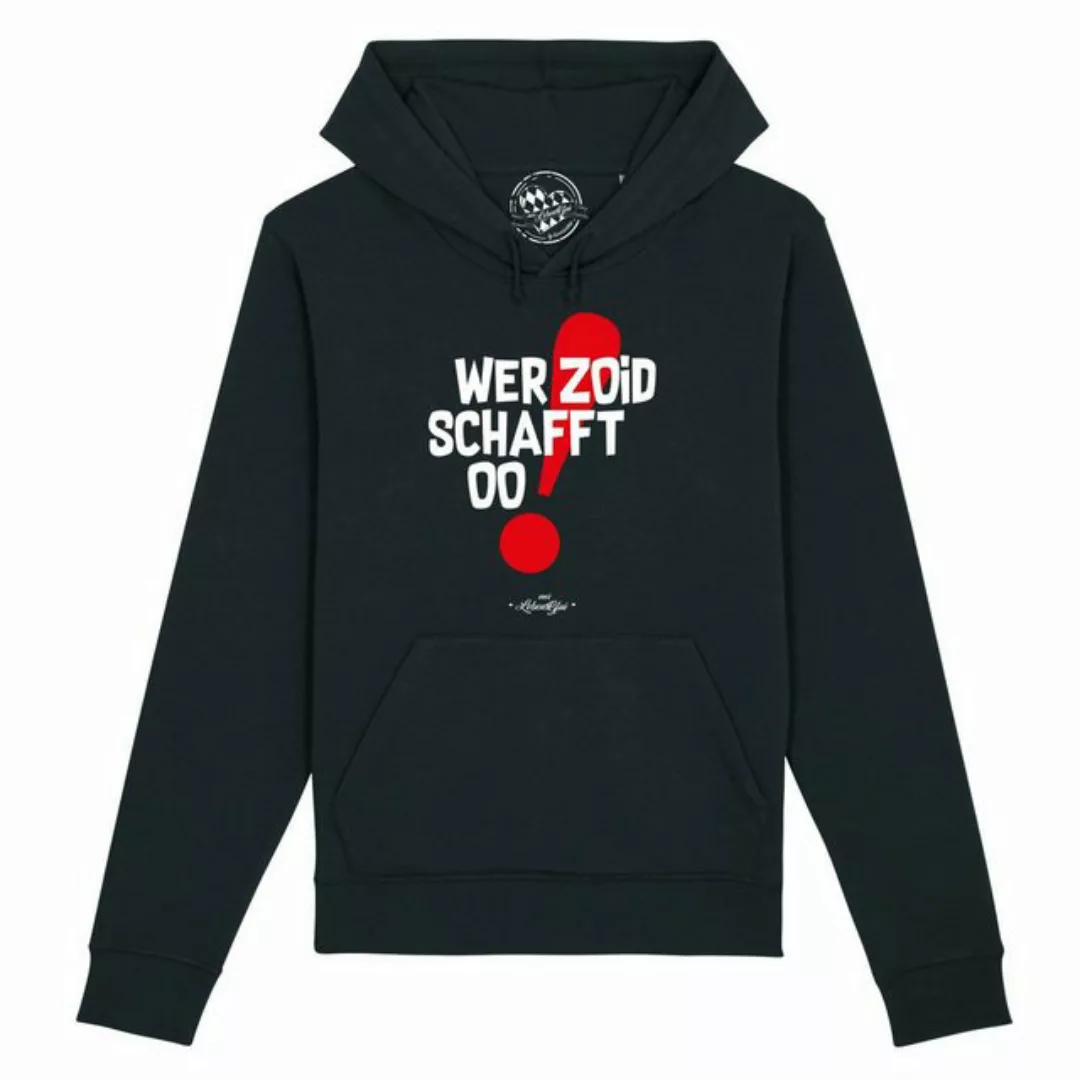 Bavariashop Hoodie Herren Hoodie "Wer zoid, schafft oo! günstig online kaufen