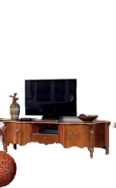 Xlmoebel TV-Schrank Fernsehtisch RTV Sideboard Holz Wohnzimmer in Braun - N günstig online kaufen