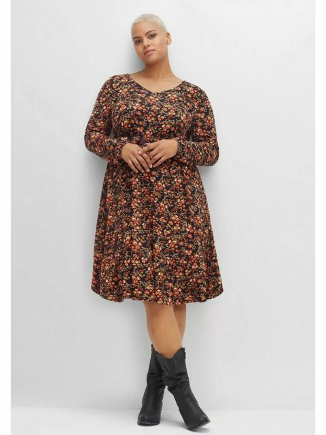 sheego by Joe Browns Jerseykleid "Große Größen", mit Blumenprint günstig online kaufen