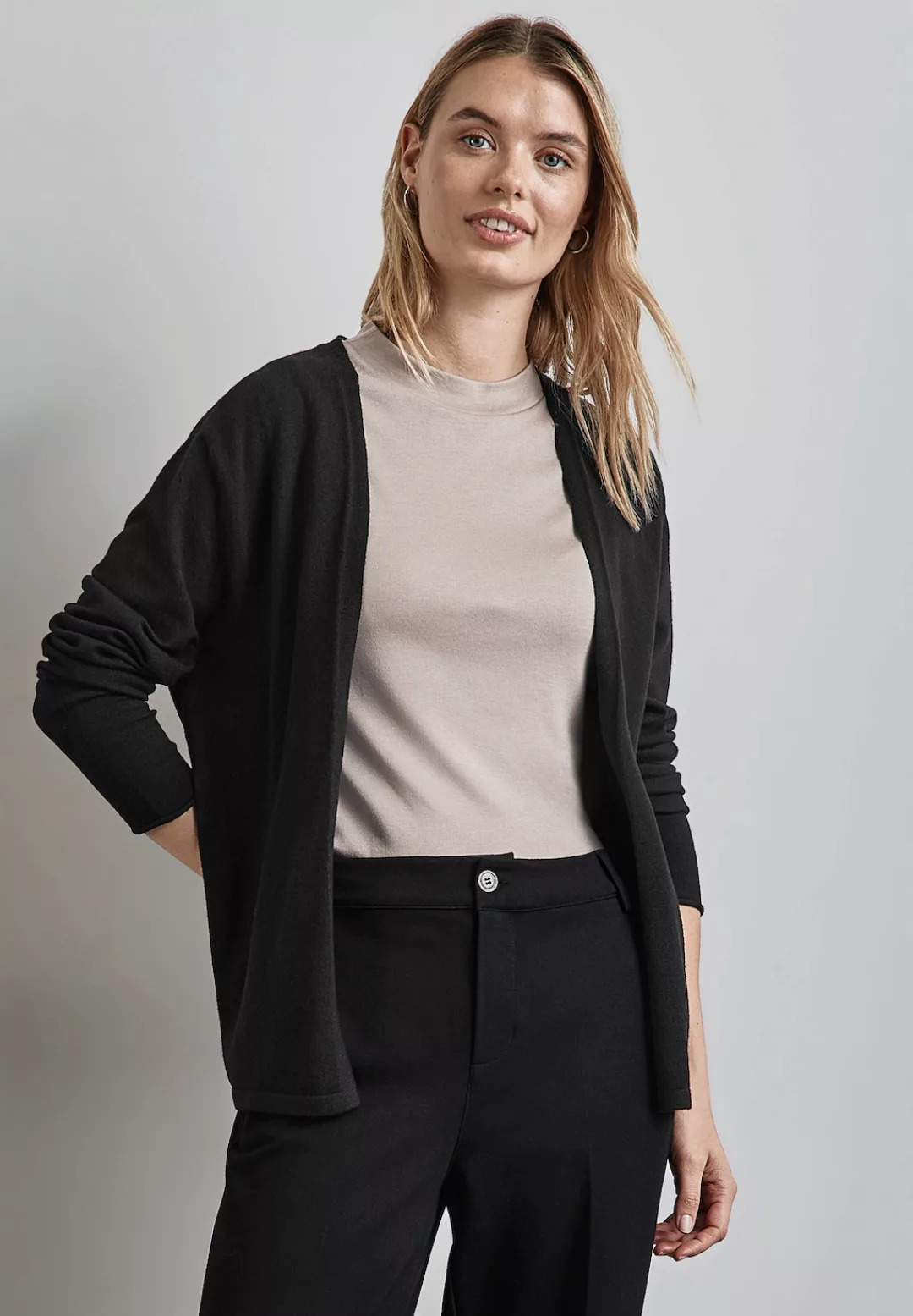 STREET ONE Strickjacke, aus Feinstrick günstig online kaufen