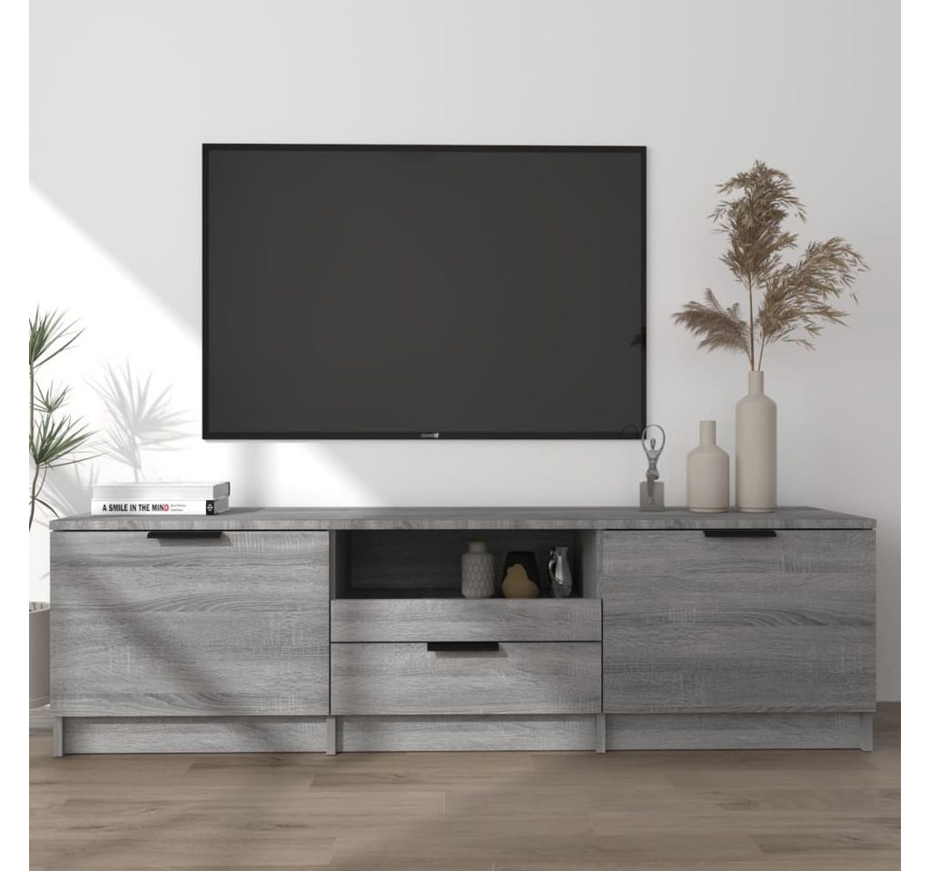 vidaXL TV-Schrank TV-Schrank Grau Sonoma 140x35x40 cm Spanplatte Lowboard günstig online kaufen