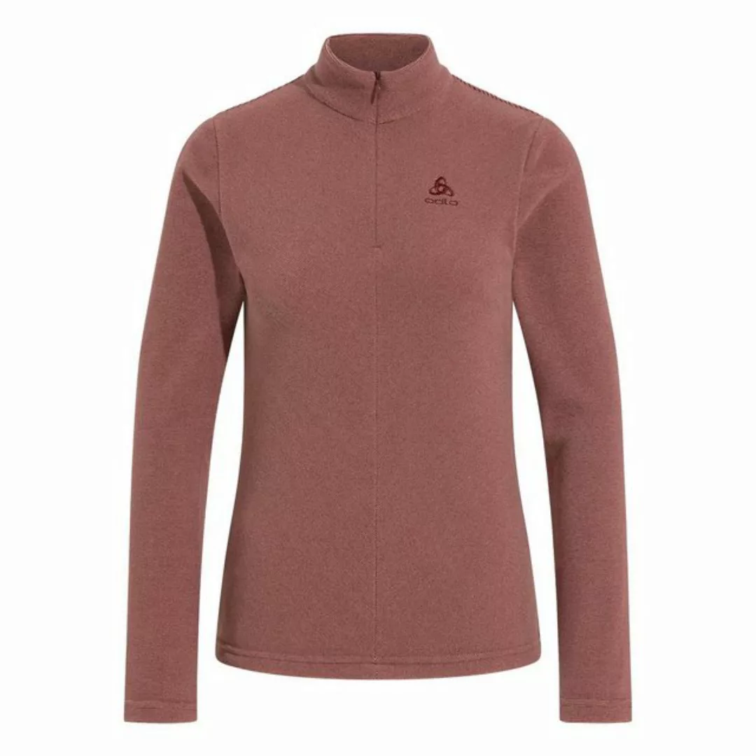 Odlo Langarmshirt Mid layer 1/2 zip ROY pale mauve - spiced apple günstig online kaufen