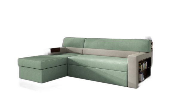 Xlmoebel Ecksofa Schlafsofa Sofa Couch Polster Wohnzimmer Couch Schlaffunkt günstig online kaufen