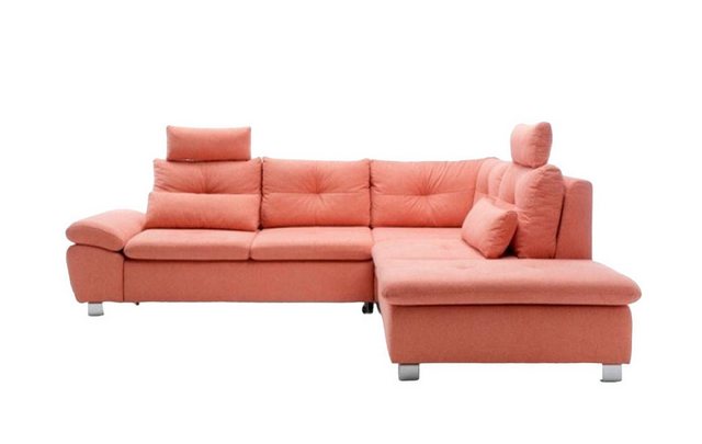 JVmoebel Ecksofa Modern Polstersofa Rosa Ecksofa L Form Couch Sofa Möbel, 2 günstig online kaufen