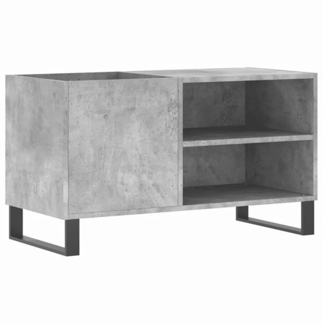 vidaXL Beistellschrank Plattenschrank Betongrau 85x38x48 cm Holzwerkstoff günstig online kaufen