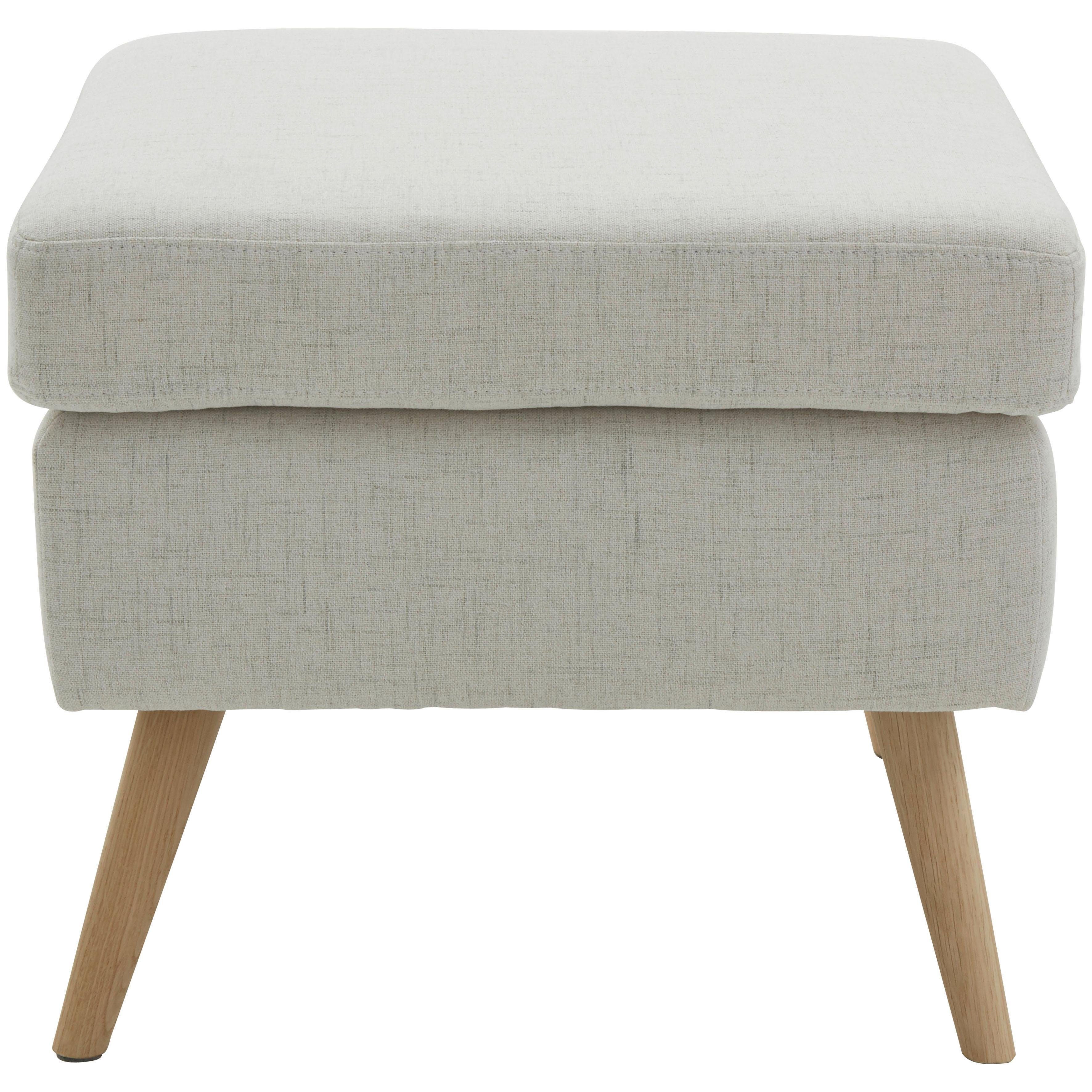 Home affaire Hocker "Salla", Bezug auch in Luxus-Microfaser in Teddyfellopt günstig online kaufen