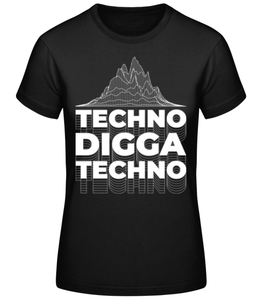 Techno Digga Techno · Frauen Basic T-Shirt günstig online kaufen