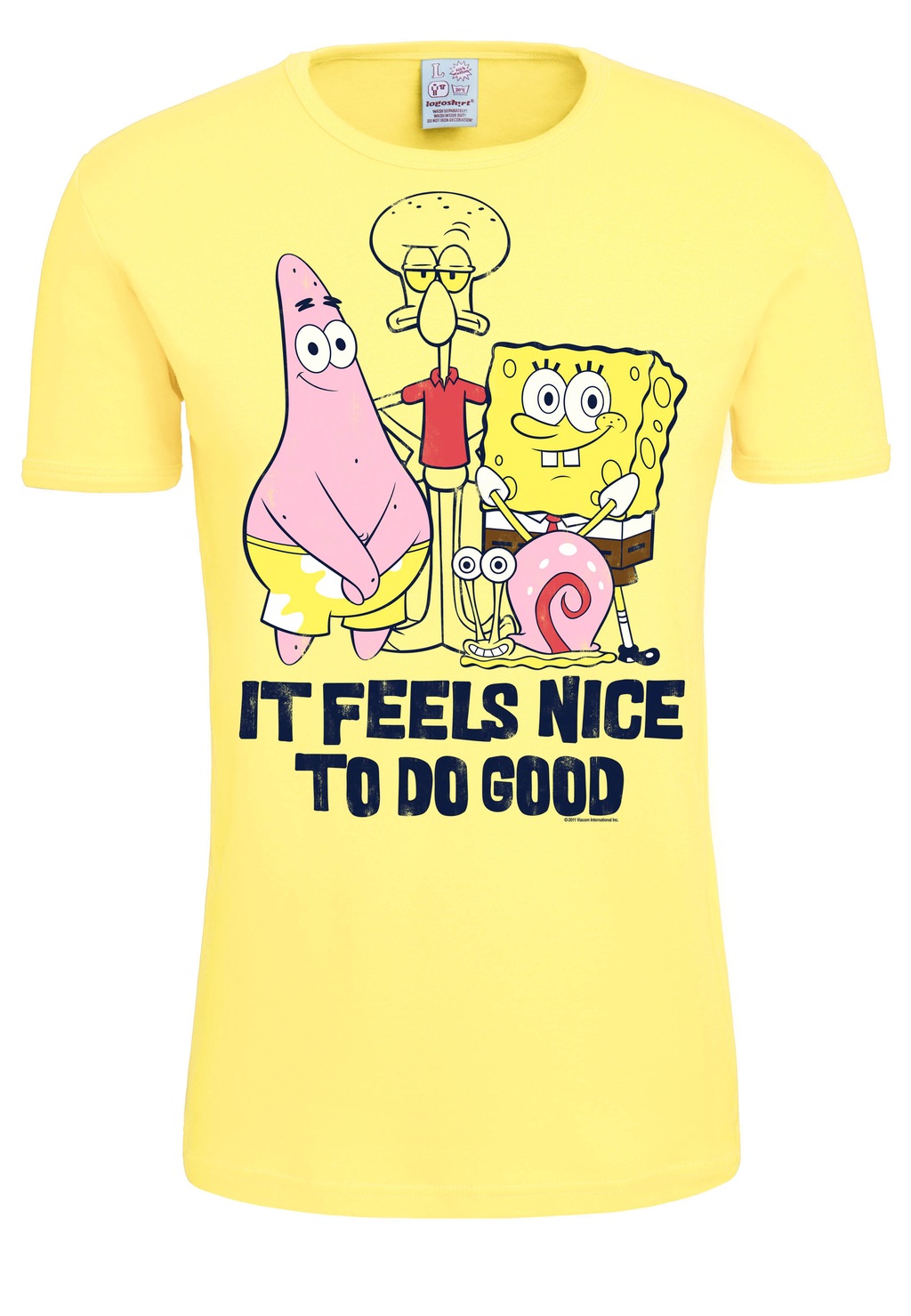 LOGOSHIRT T-Shirt "Spongebob - It Feels Nice", mit lizenziertem Originaldes günstig online kaufen