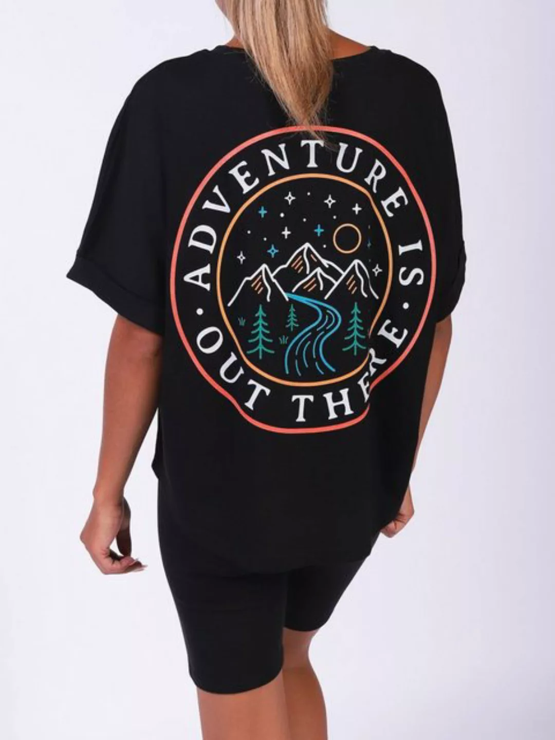 wat? Apparel Print-Shirt Adventure is out there (1-tlg) günstig online kaufen