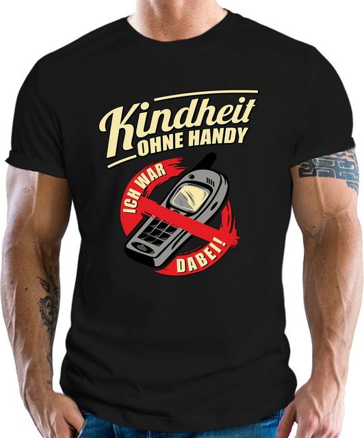 RAHMENLOS® T-Shirt für etwas ältere Semester - Kindheit ohne Handy günstig online kaufen