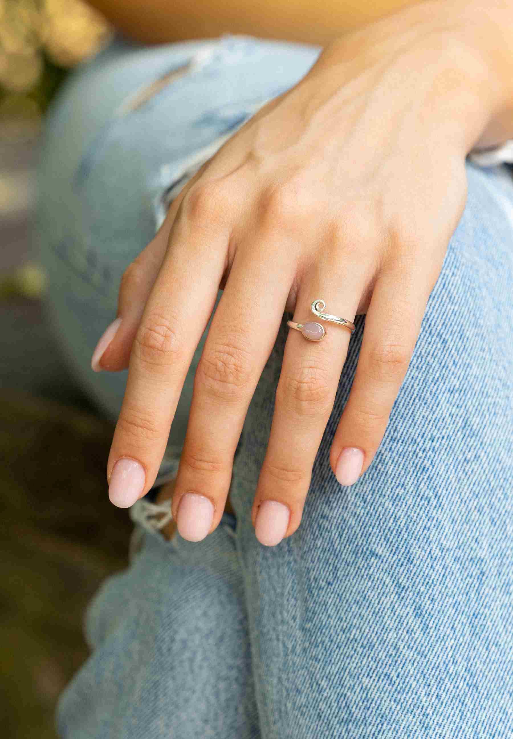 mantraroma Silberring (Ring mit Schmuckbeutel), Damenring günstig online kaufen