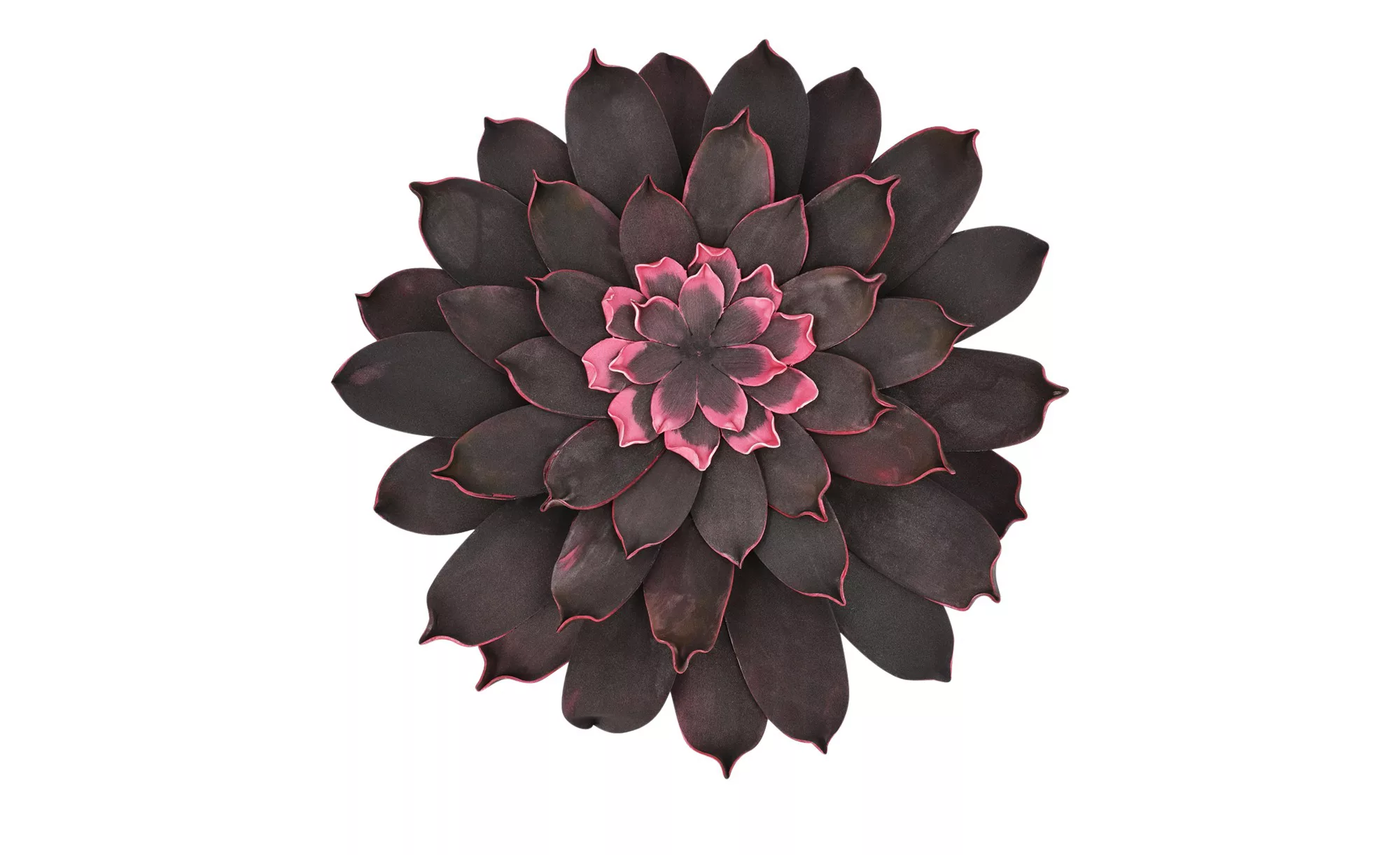 Soft Flower Wanddekoration - rot - Kunststoff, Metall - 2 cm - Dekoration > günstig online kaufen