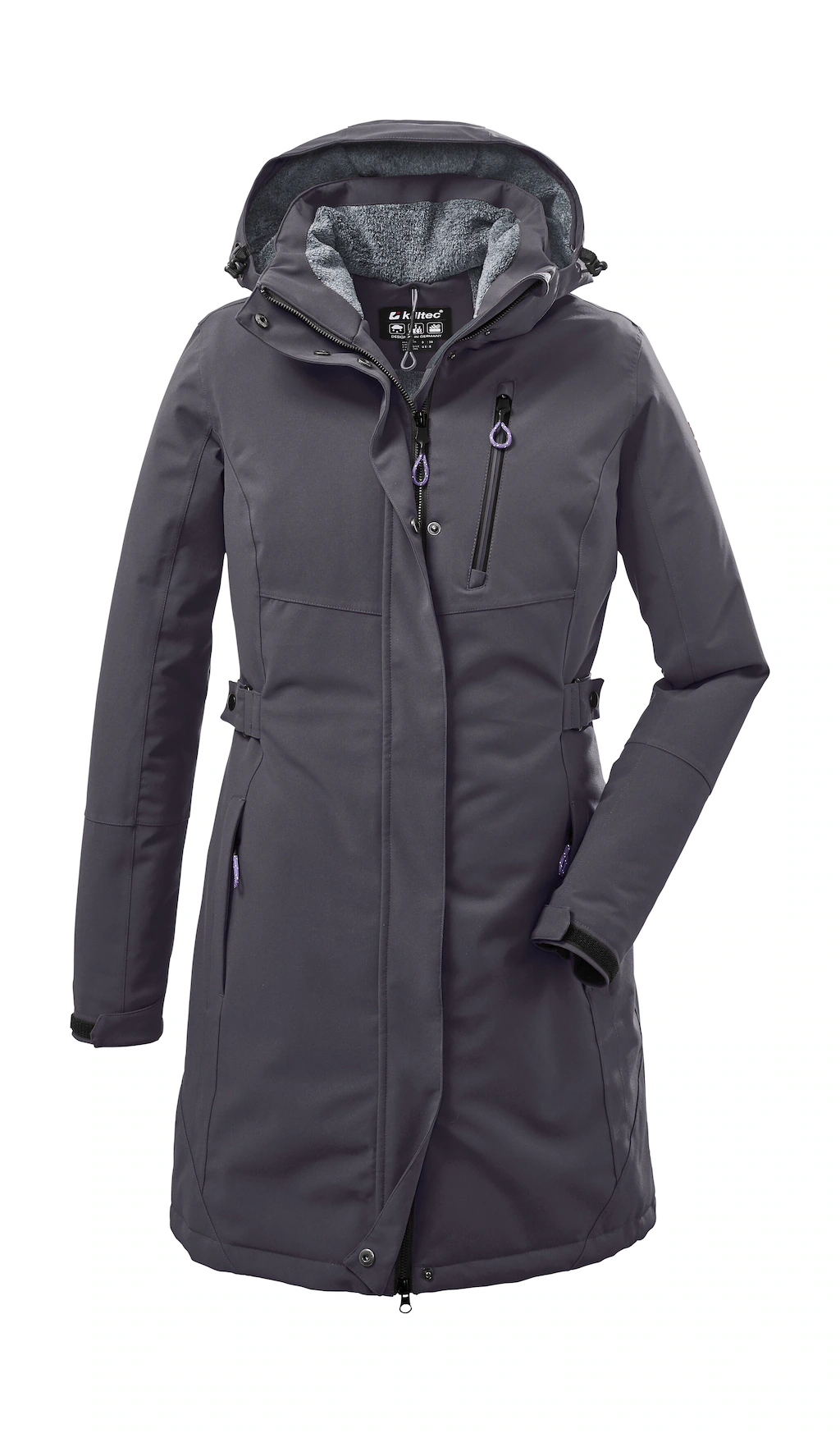 Killtec Parka "KOW 165 WMN PRK", Wasser- und winddichter Parka mit Teddyfle günstig online kaufen