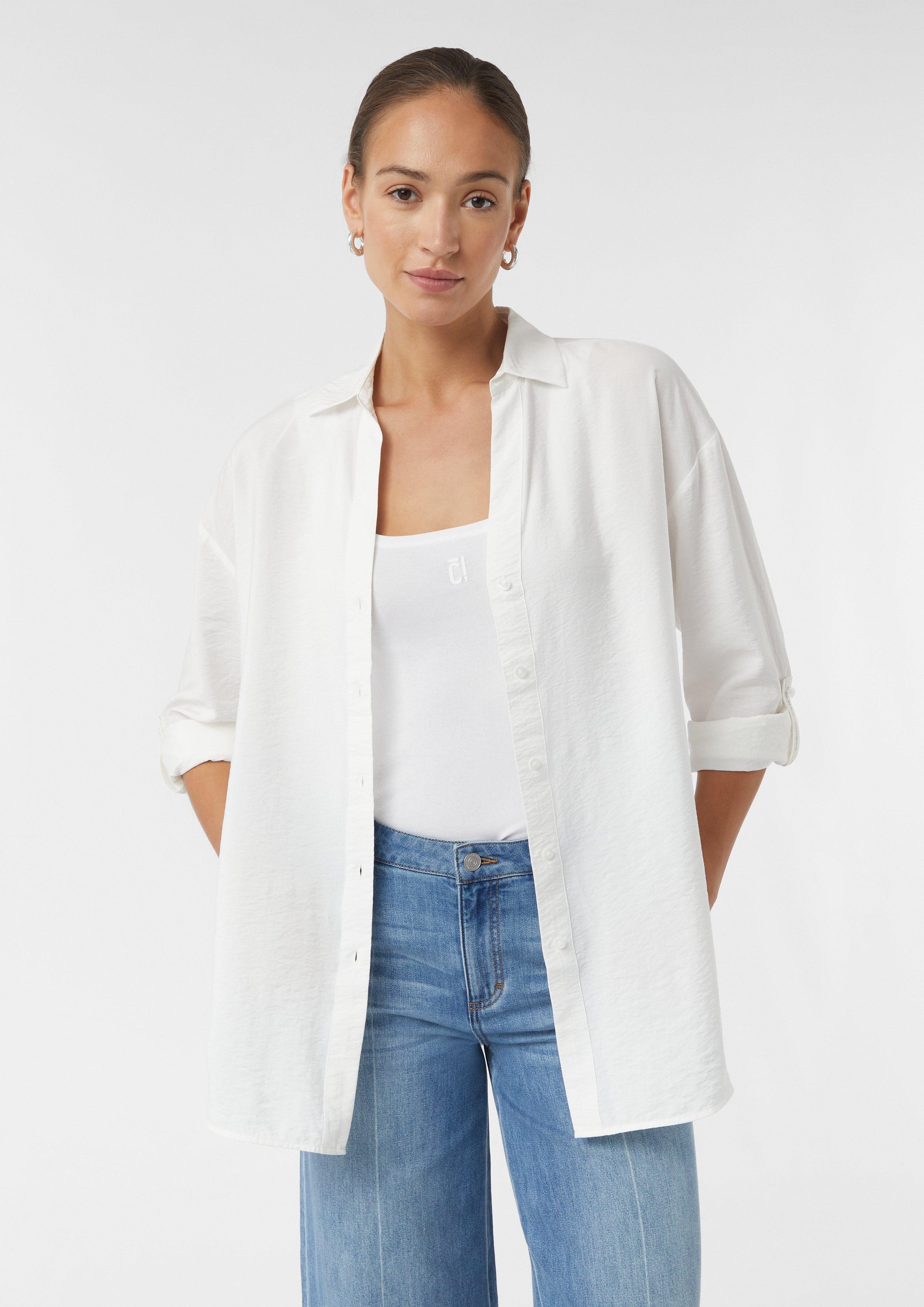comma casual identity Langarmbluse Longbluse aus günstig online kaufen