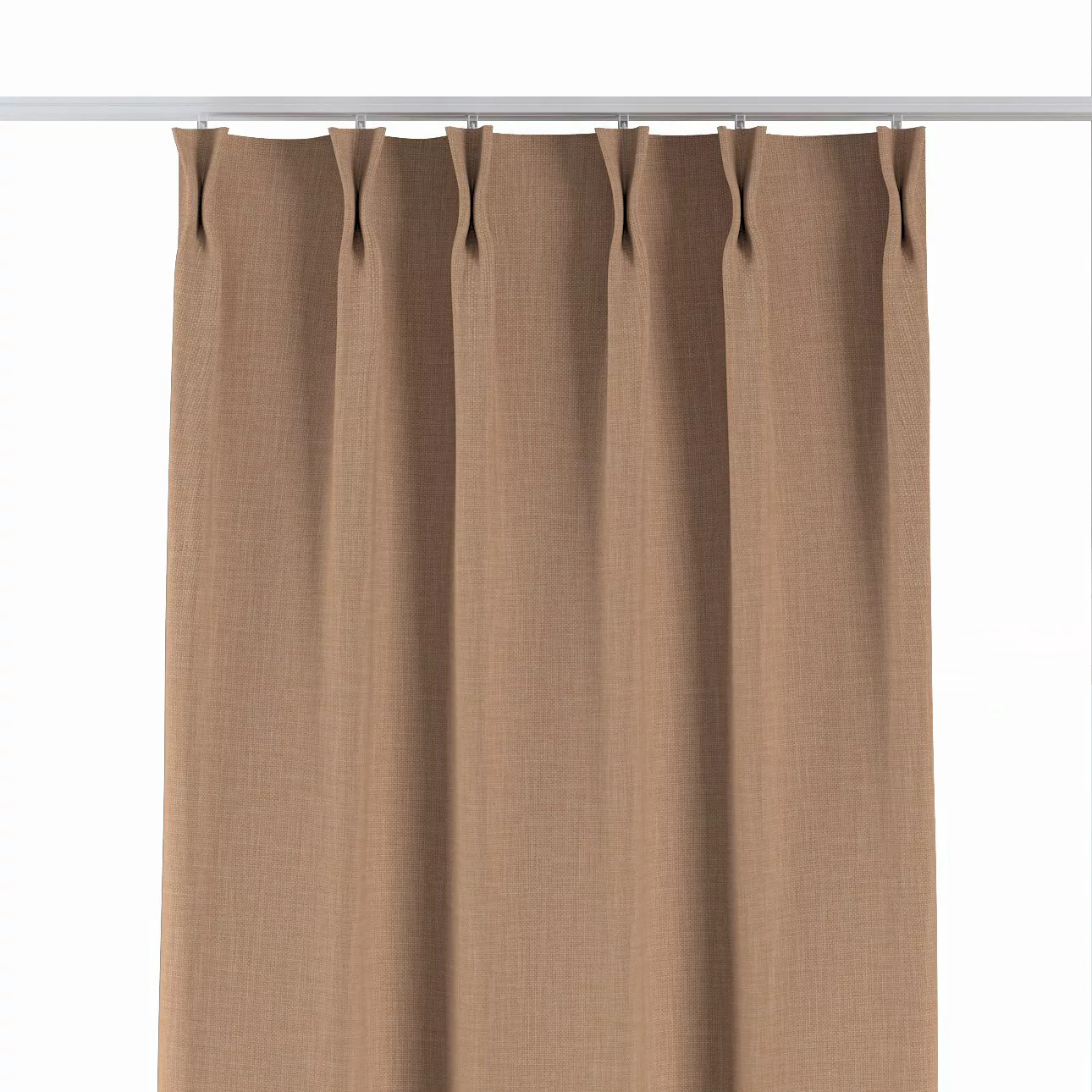 Vorhang mit flämischen 2-er Falten, sand, Sensual Premium (144-44) günstig online kaufen