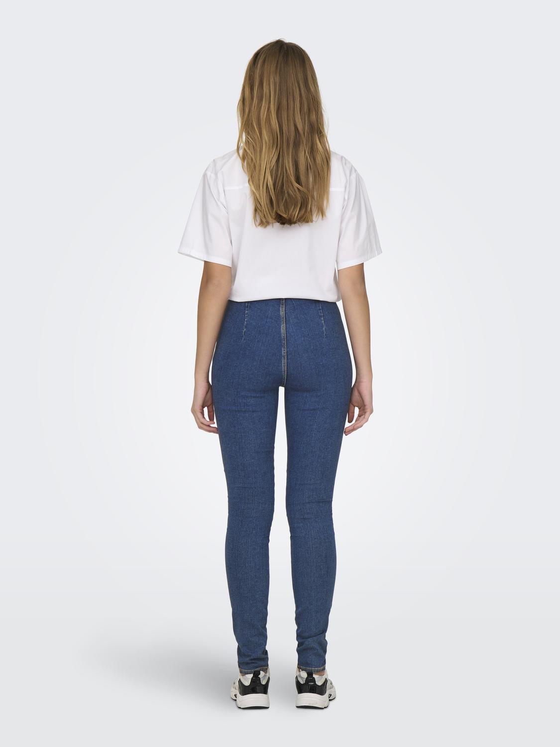 ONLY Skinny-fit-Jeans "ONLDAISY HW BUTTON SKINNY DNM" günstig online kaufen