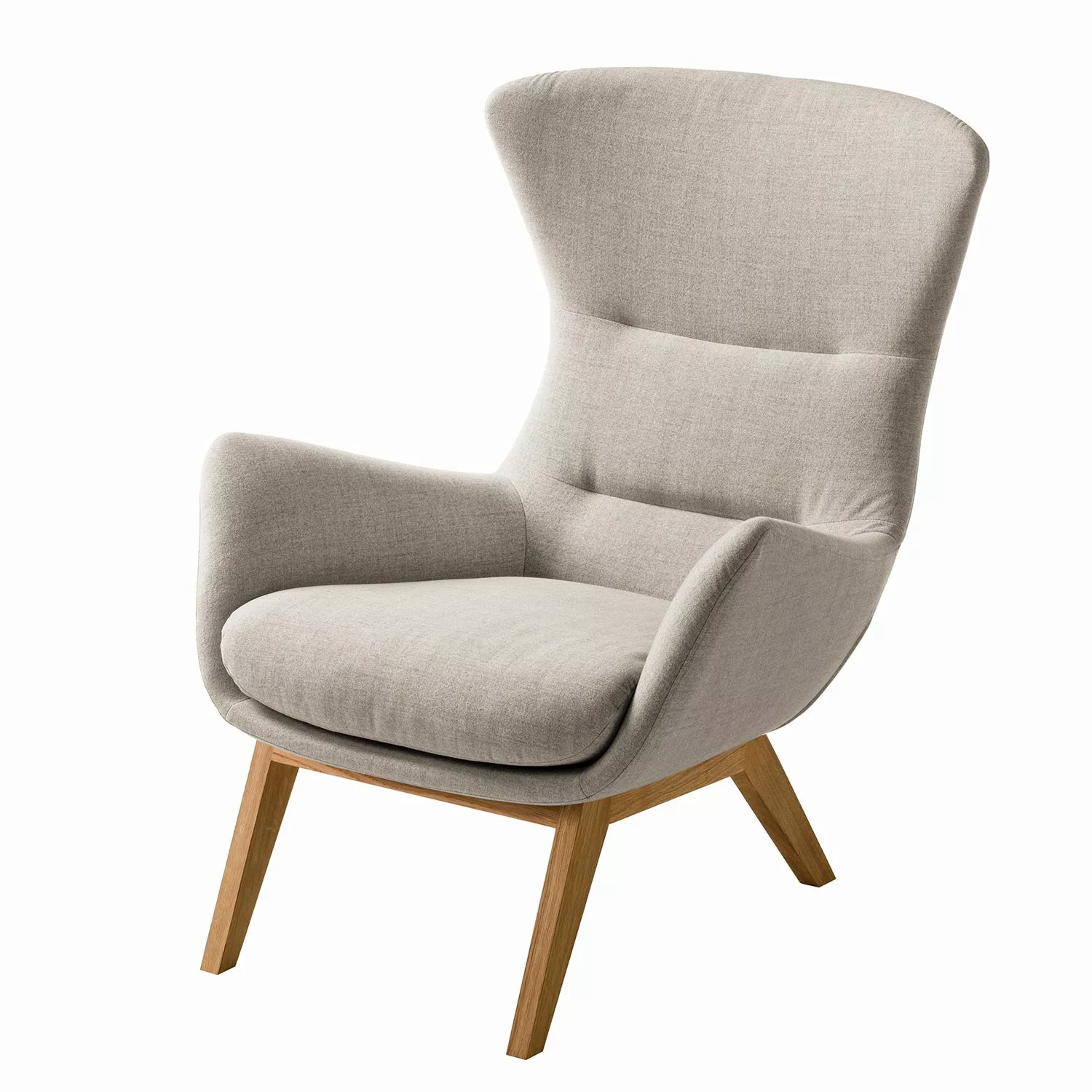 home24 Studio Copenhagen Sessel Hepburn I Beige Webstoff 84x99x96 cm (BxHxT günstig online kaufen