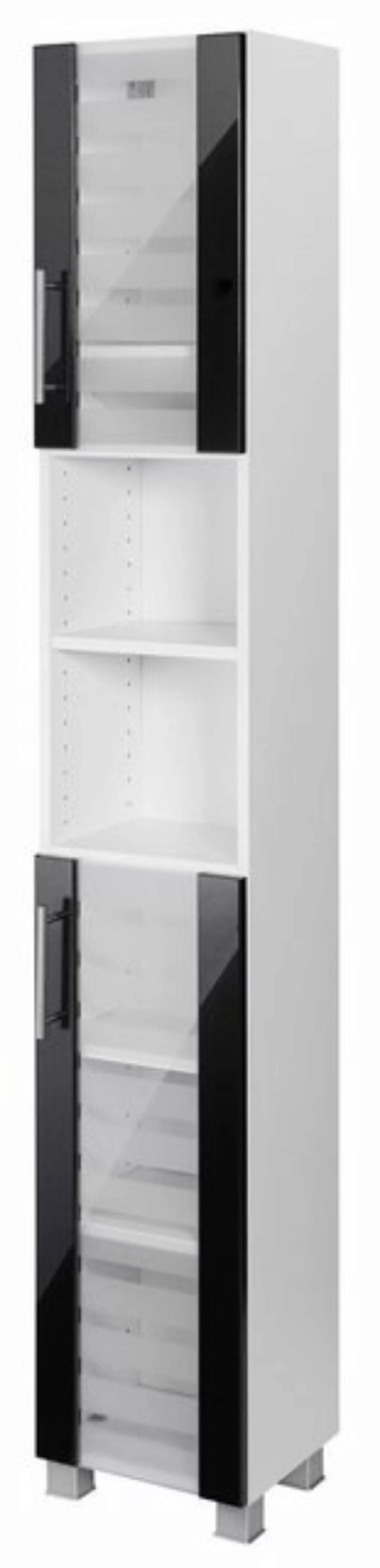 welltime Seitenschrank Jaca Breite 30 cm, mit MDF Hochglanz-Fronten günstig online kaufen