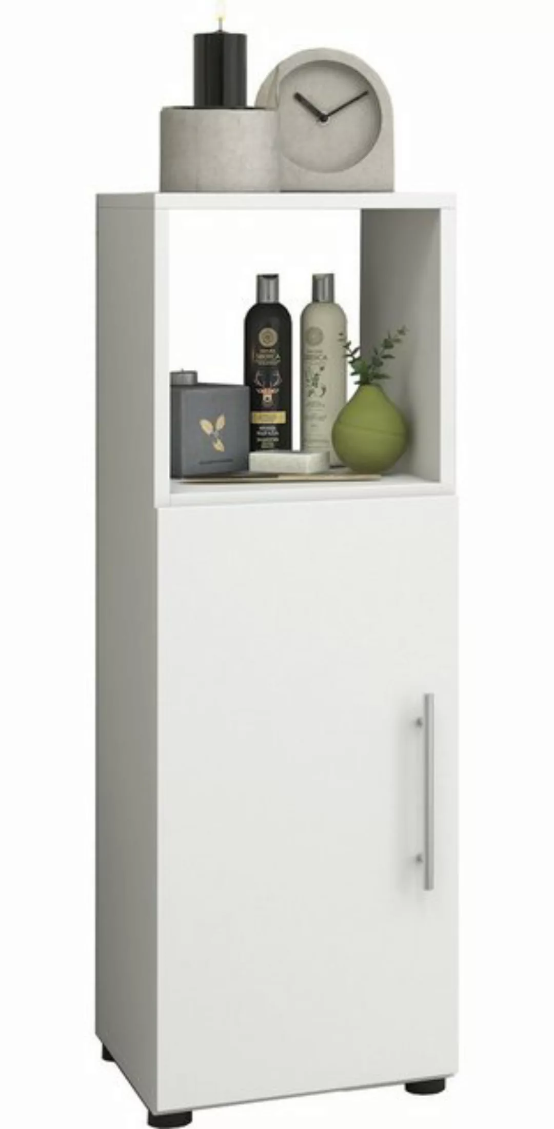 VCM Hochschrank "VCM Holz Midischrank  Badschrank mit offenem Fach und eine günstig online kaufen