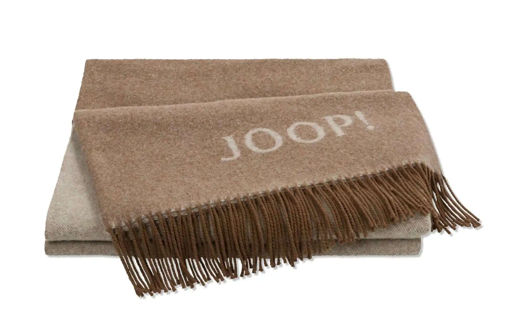 JOOP! Plaid Fine Doubleface   ¦ braun ¦ Wollmix ¦ Maße (cm): B: 130 H: 1 De günstig online kaufen