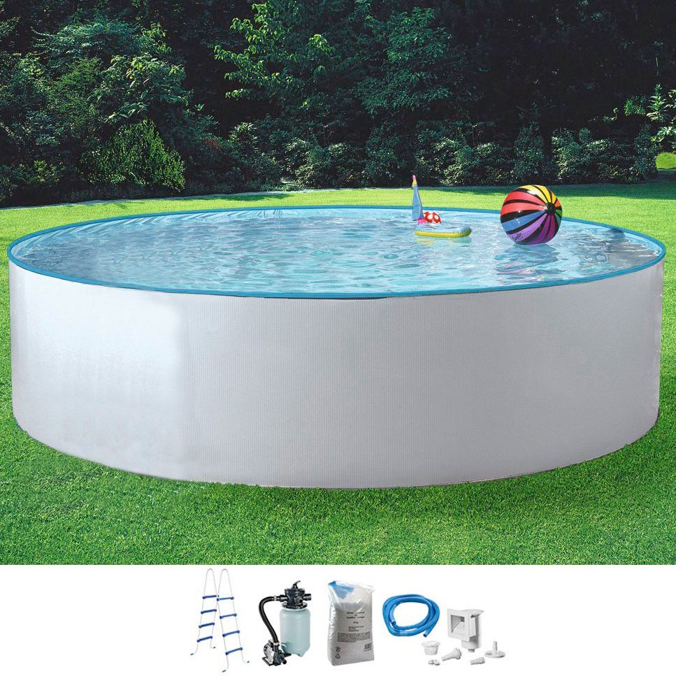 KONIFERA Rundpool "KENO", (Set, 5 tlg.), inkl. hochwertigem Zubehör, Tiefe günstig online kaufen