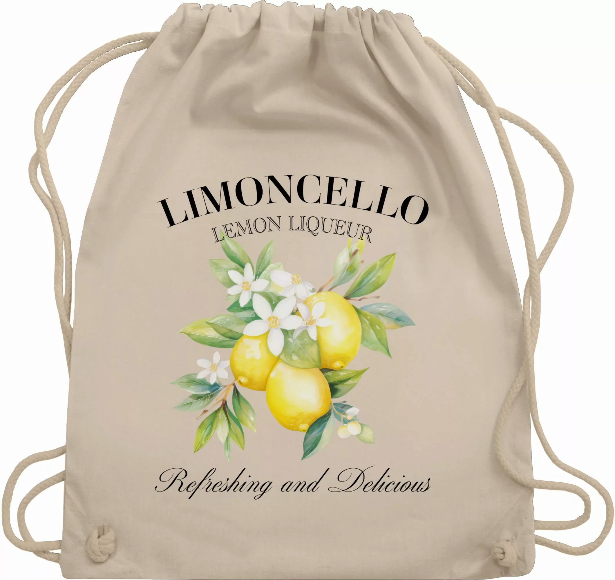 Shirtracer Turnbeutel Limoncello Refreshing and Delicious günstig online kaufen