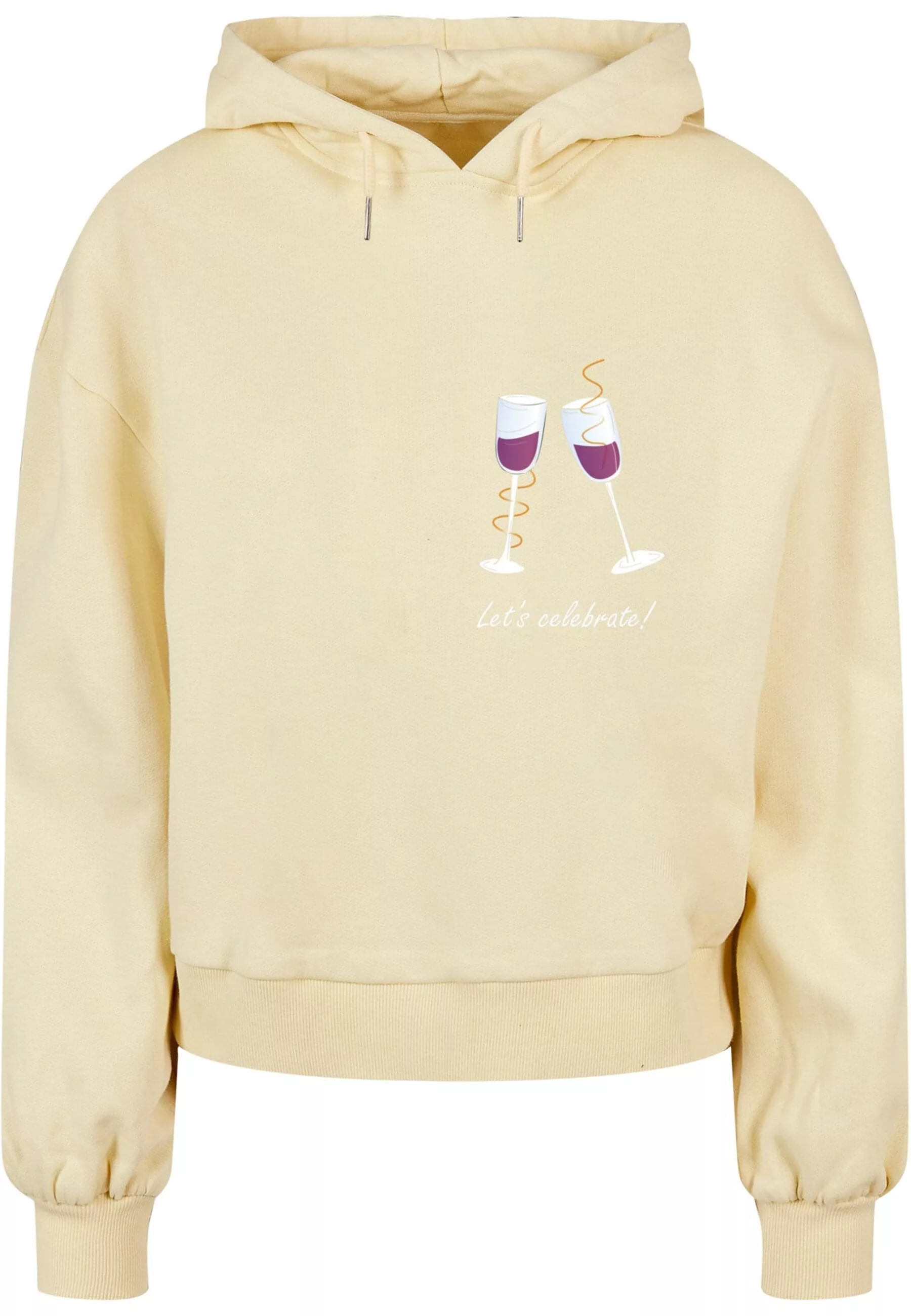 Merchcode Kapuzenpullover "Merchcode Damen Ladies Let´s celebrate Organic O günstig online kaufen