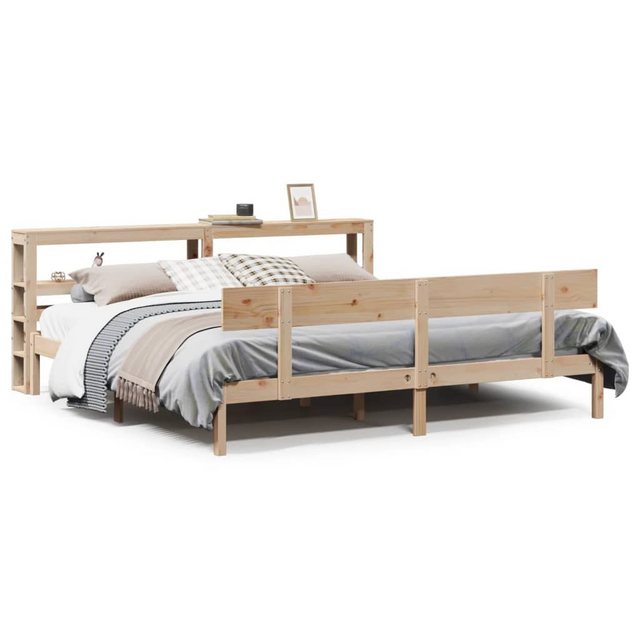 vidaXL Bett, Massivholzbett ohne Matratze 180x200 Kiefernholz günstig online kaufen