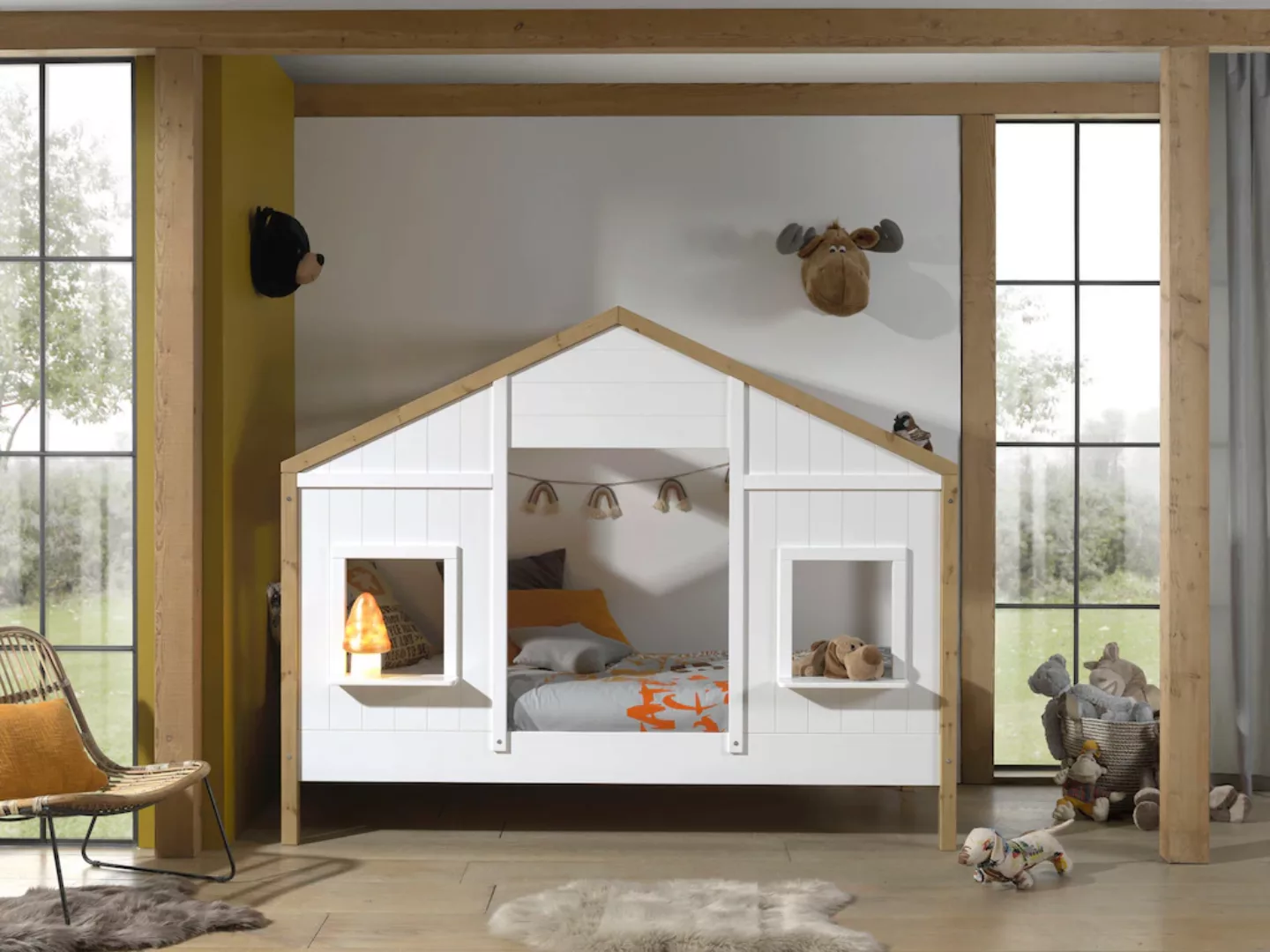 Vipack Kinderbett Babs, Hausbett mit Lattenrost, wahlweise Bettschublade günstig online kaufen
