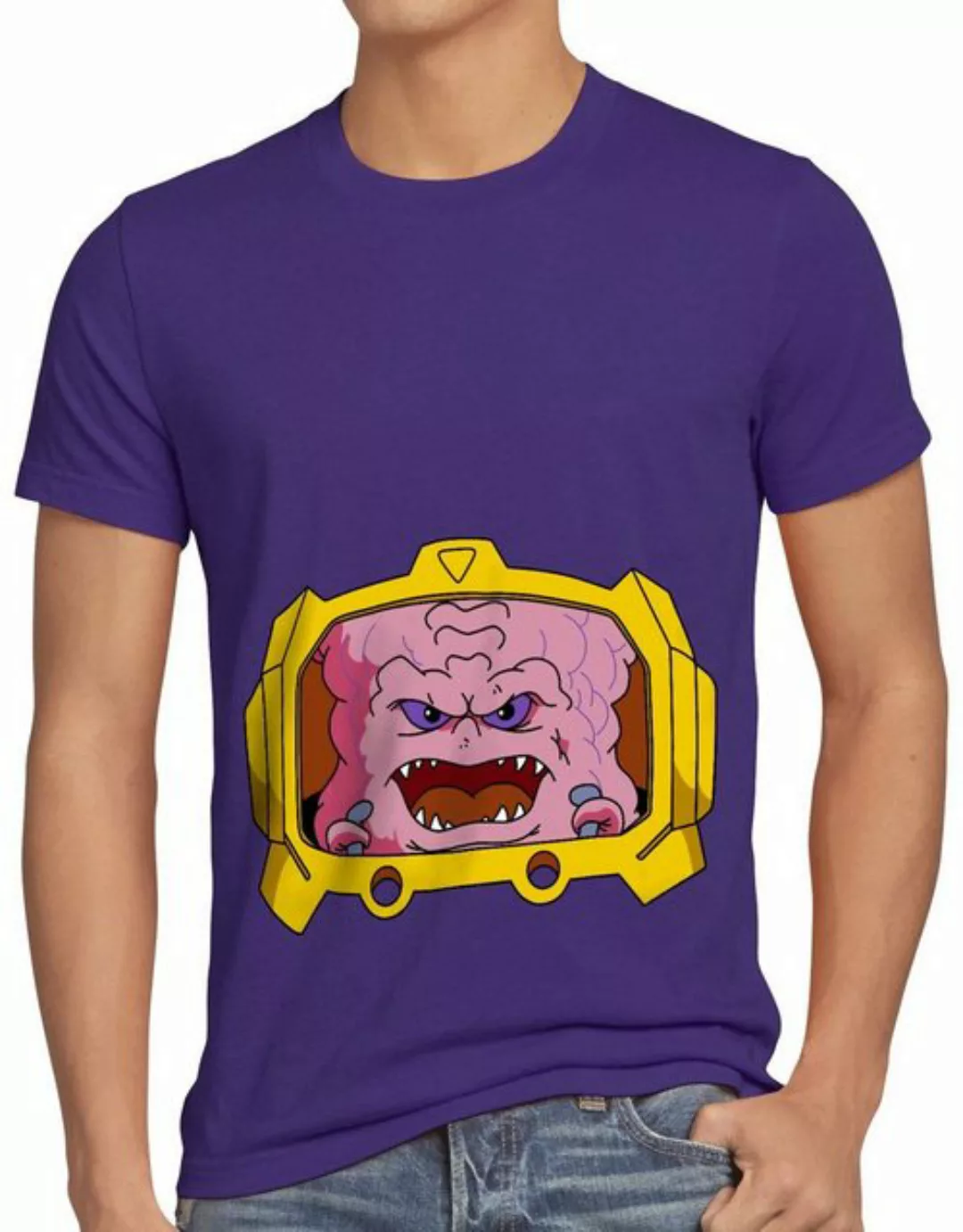 style3 Print-Shirt Herren T-Shirt Krang turtles teenage schildkröte comic m günstig online kaufen