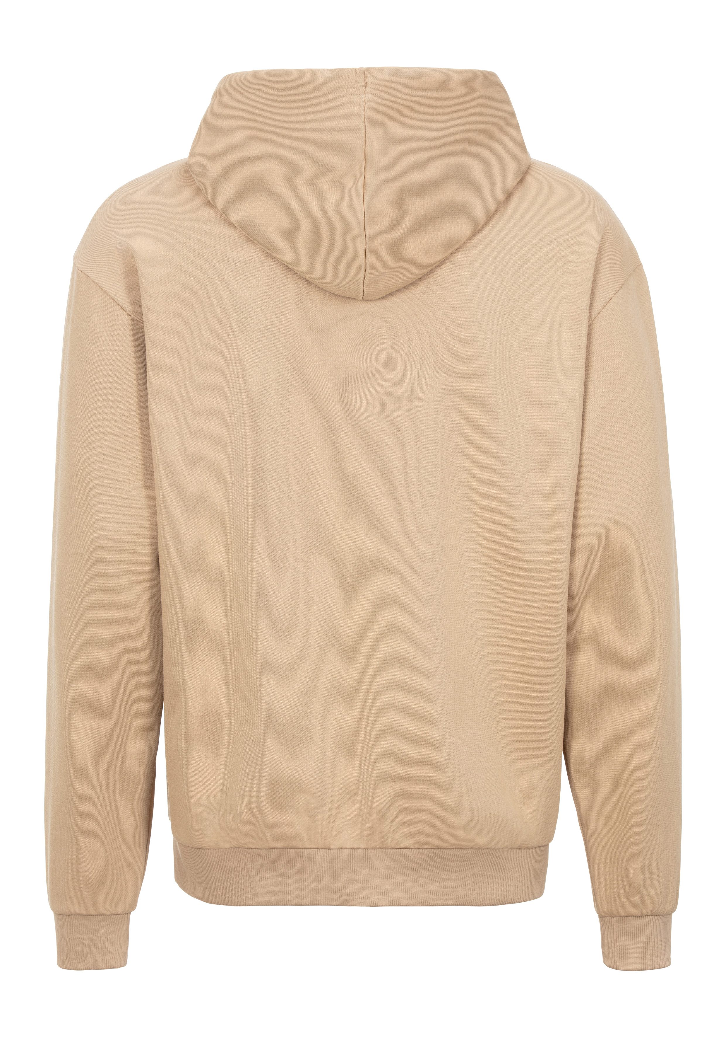 HUGO Blue Kapuzensweatjacke Nadarasi mit Logo-Badge günstig online kaufen