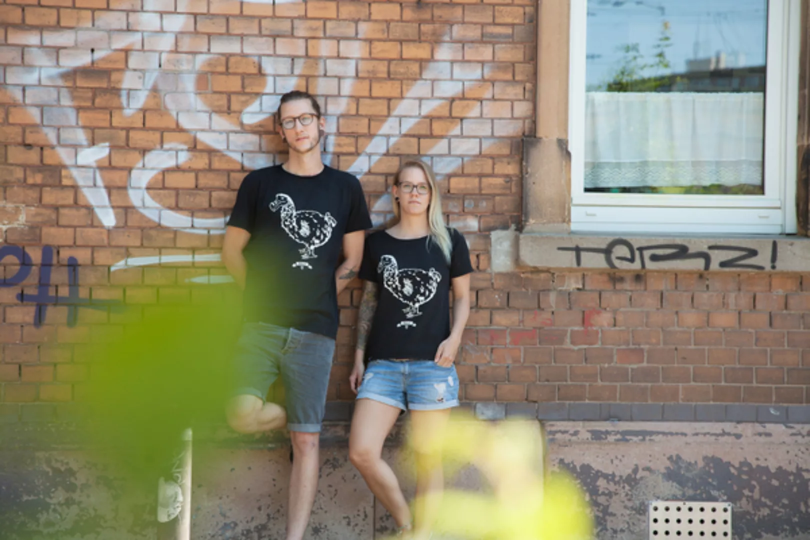 Vogel Dodo Polly - Fair Gehandeltes Frauen T-shirt - Slub Black günstig online kaufen