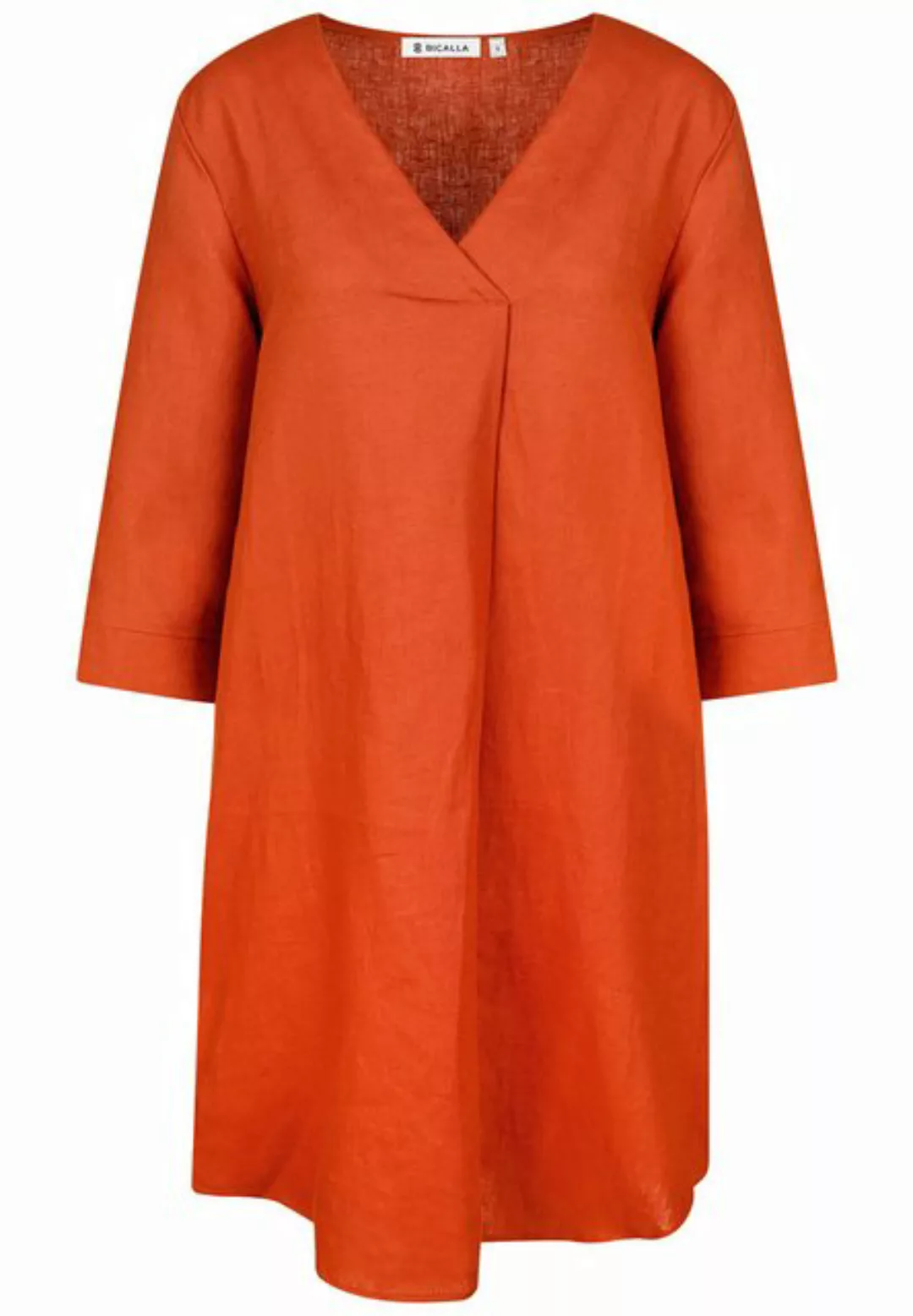 BICALLA Midikleid Dress Leinennen Nico - 14/terra (1-tlg) günstig online kaufen