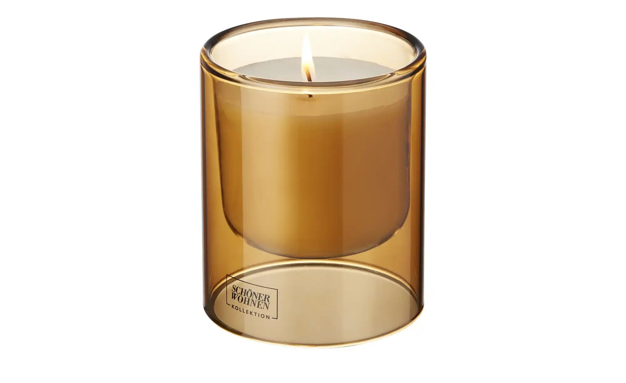 SCHÖNER WOHNEN Kollektion Duftkerze   ¦ braun ¦ Glas,Wachs ¦ Maße (cm): H: günstig online kaufen
