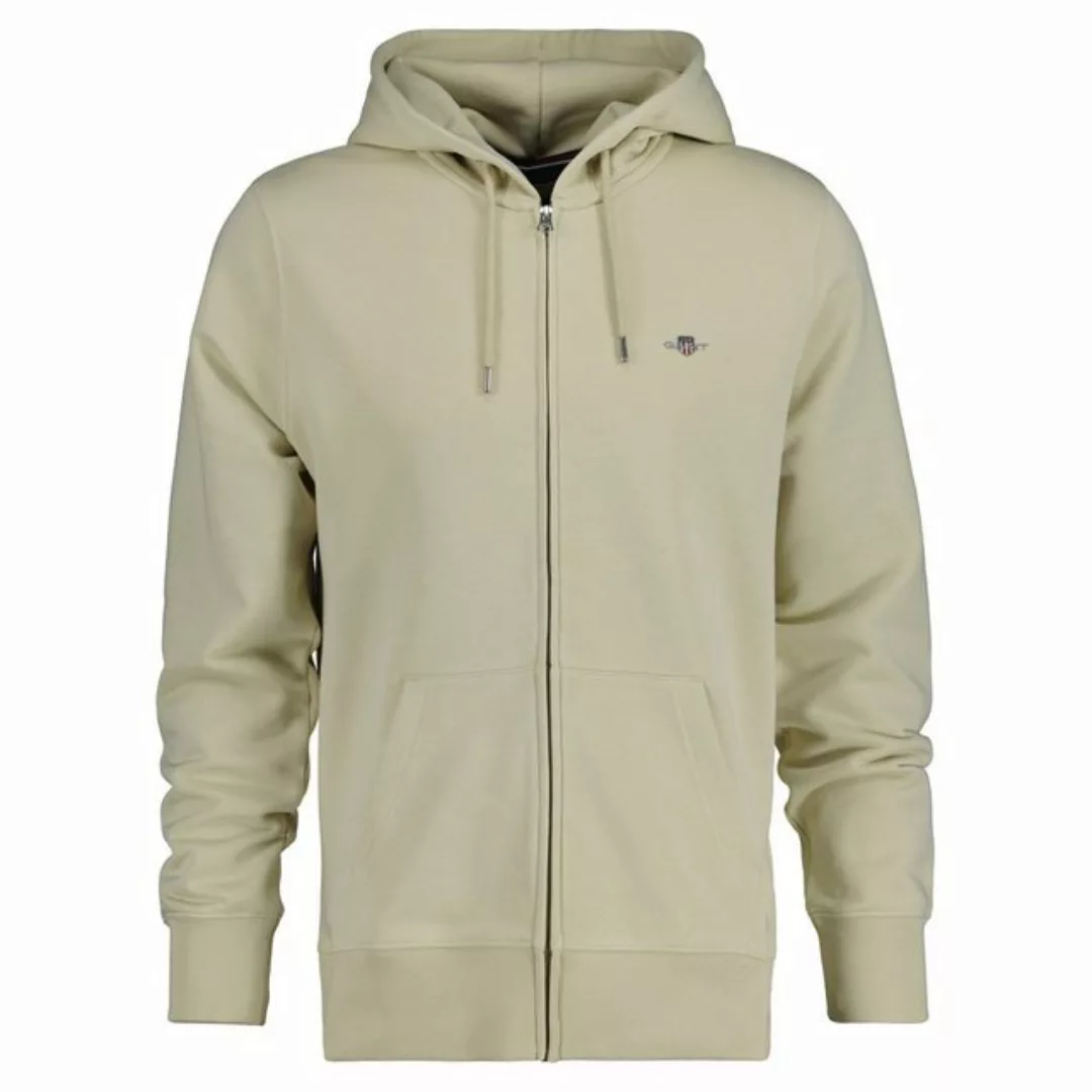 Gant Sweatshirt REG SHIELD FULL ZIP HOODIE, DOVE BLUE günstig online kaufen