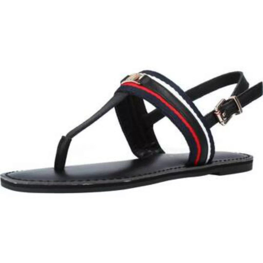 Tommy Hilfiger  Sandalen CORPORATE TH WEBBING FLA günstig online kaufen