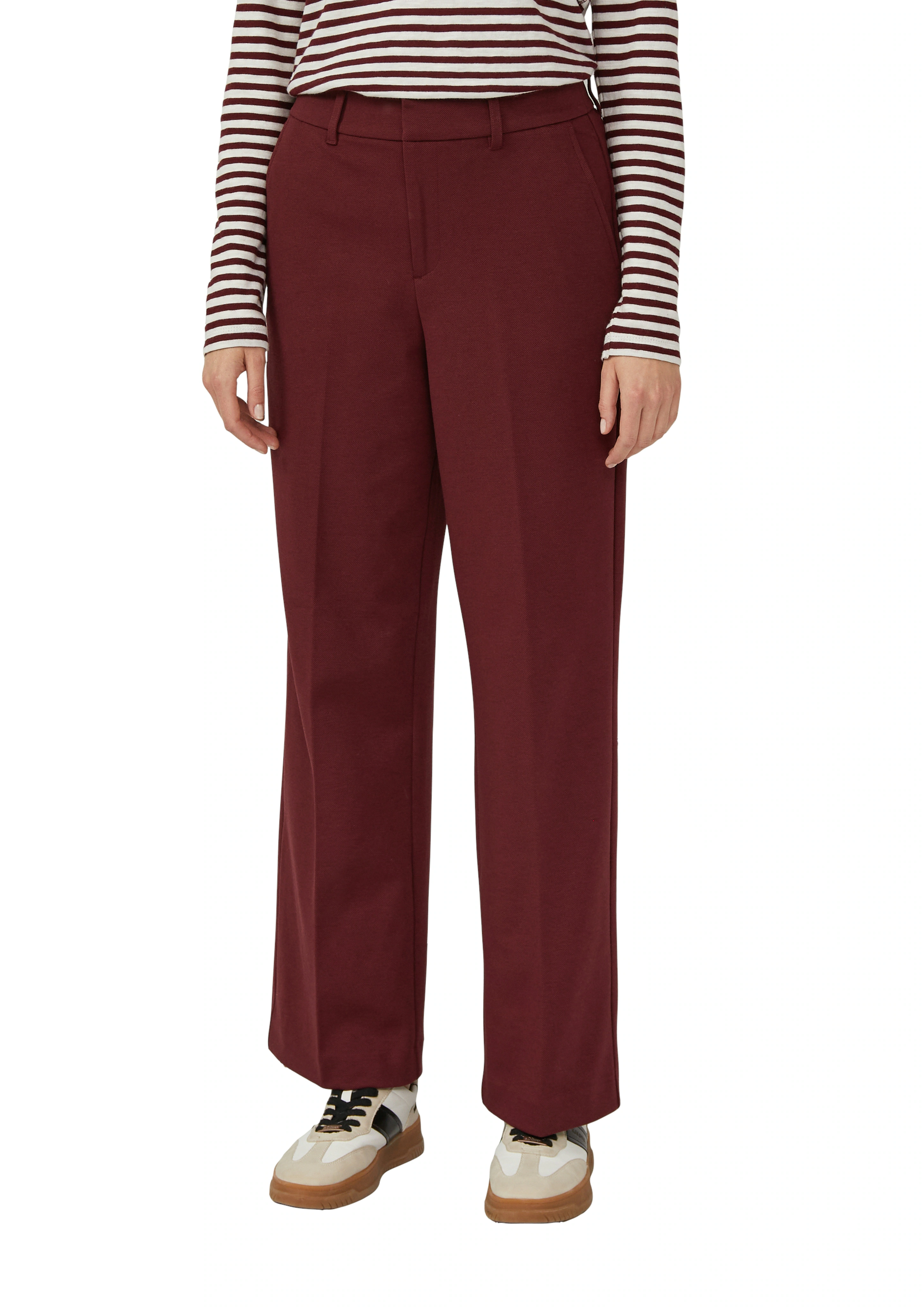 s.Oliver Jerseyhose, aus Struktur-Jersey günstig online kaufen