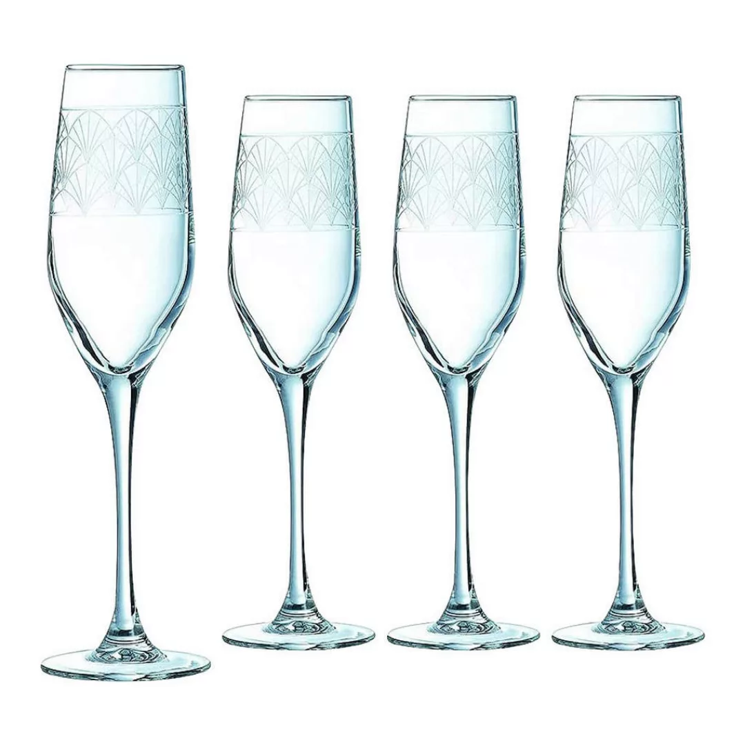 Luminarc Sektglas »Trinkglas Paradisio«, (Set, 4 tlg.), Gläser Set in Panto günstig online kaufen