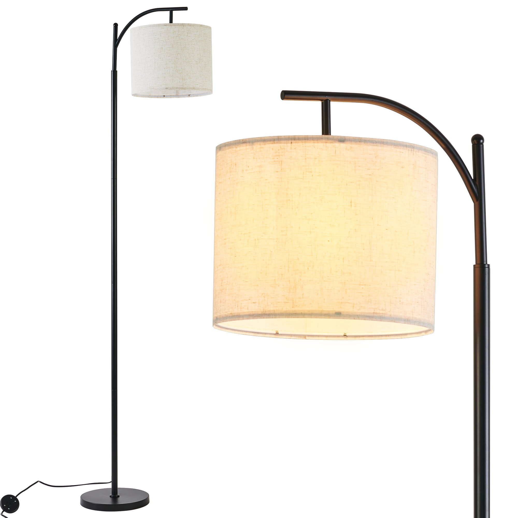 Daskoo LED Stehlampe 175cm Stehlampe Wohnzimmer günstig online kaufen