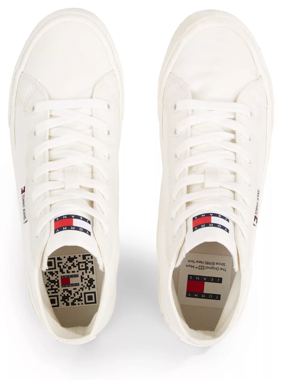 Tommy Jeans Plateausneaker "TJW CANVAS VULC SNEAKER MC", Schnürschuh, Freiz günstig online kaufen