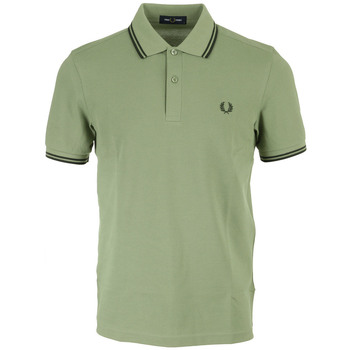 Fred Perry  T-Shirts & Poloshirts Twin Tipped Polo Shirt Olive Mint/Night G günstig online kaufen