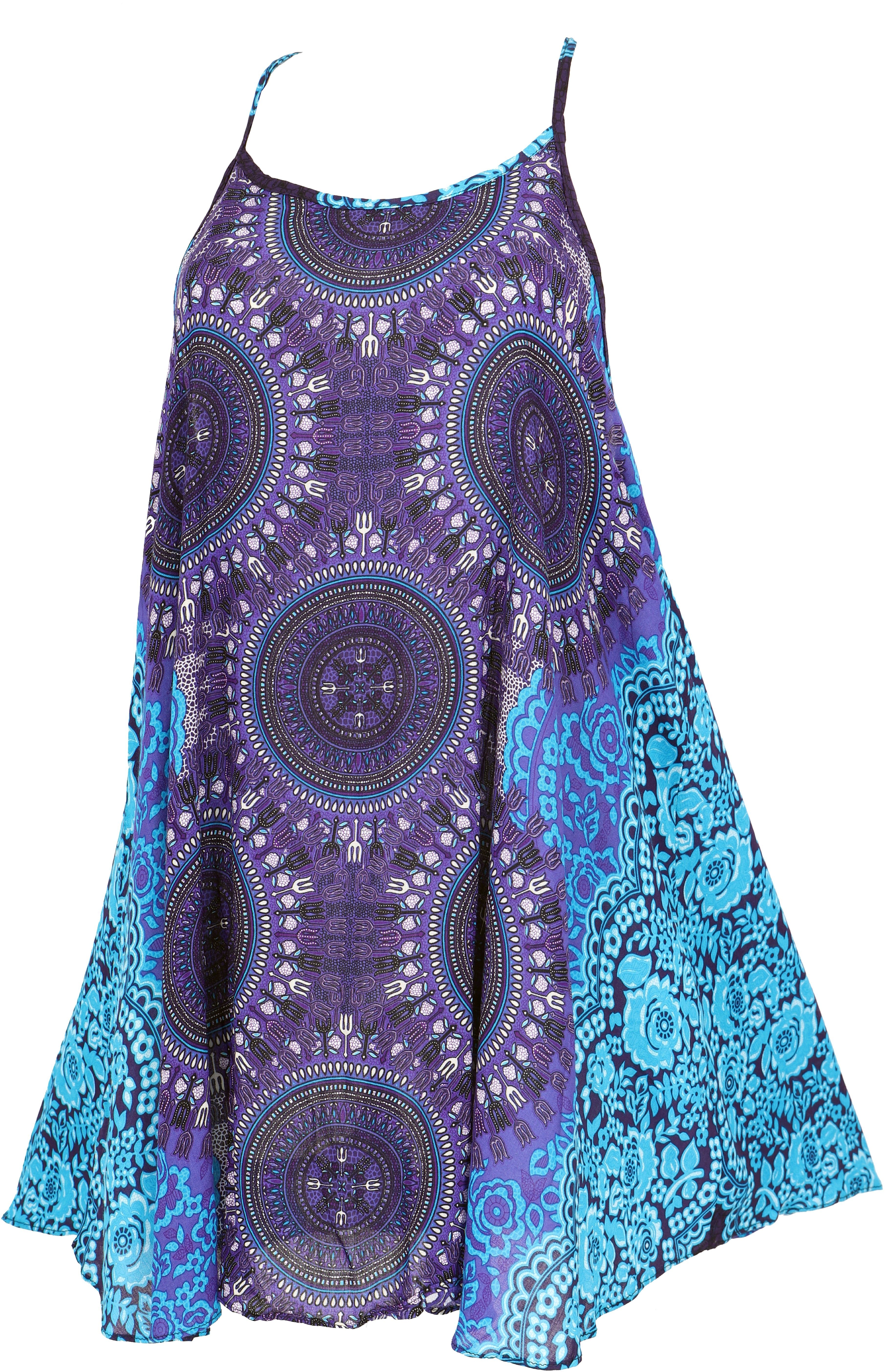 Guru-Shop Midikleid Boho Mandala Minikleid, Trägerkleid,.. günstig online kaufen