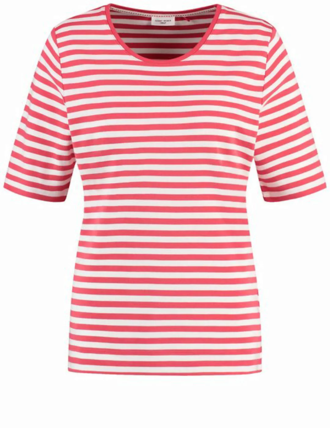 GERRY WEBER Kurzarmshirt Gestreiftes T-Shirt aus Baumwolle günstig online kaufen