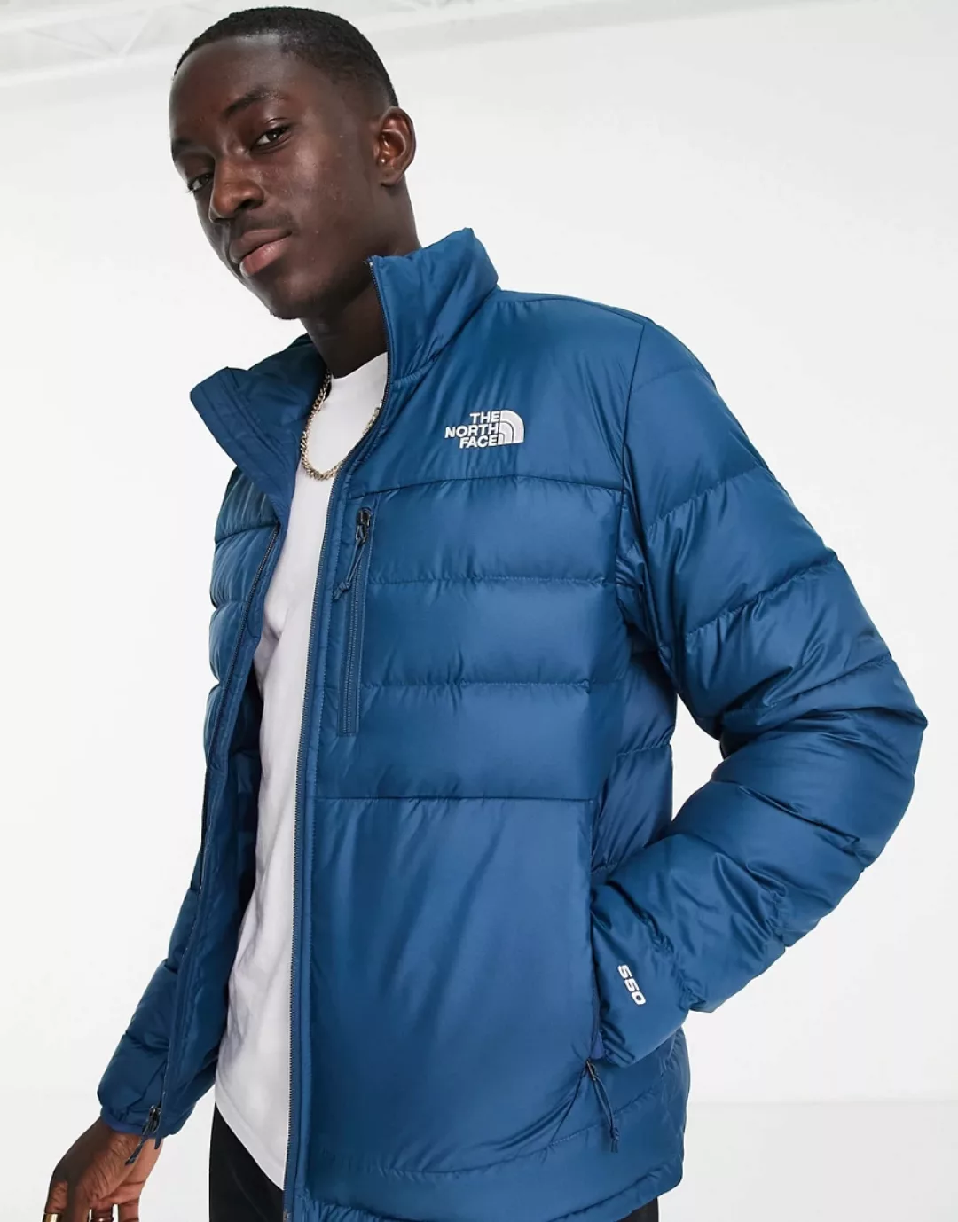 The North Face – Aconcagua 2 – Jacke in Blau günstig online kaufen