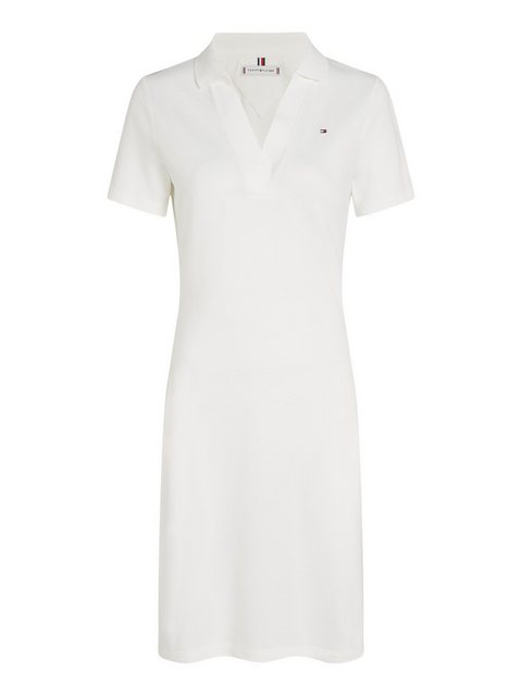 Tommy Hilfiger Polokleid "SLIM OPEN NK POLO DRESS SS", mit gestickter Tommy günstig online kaufen