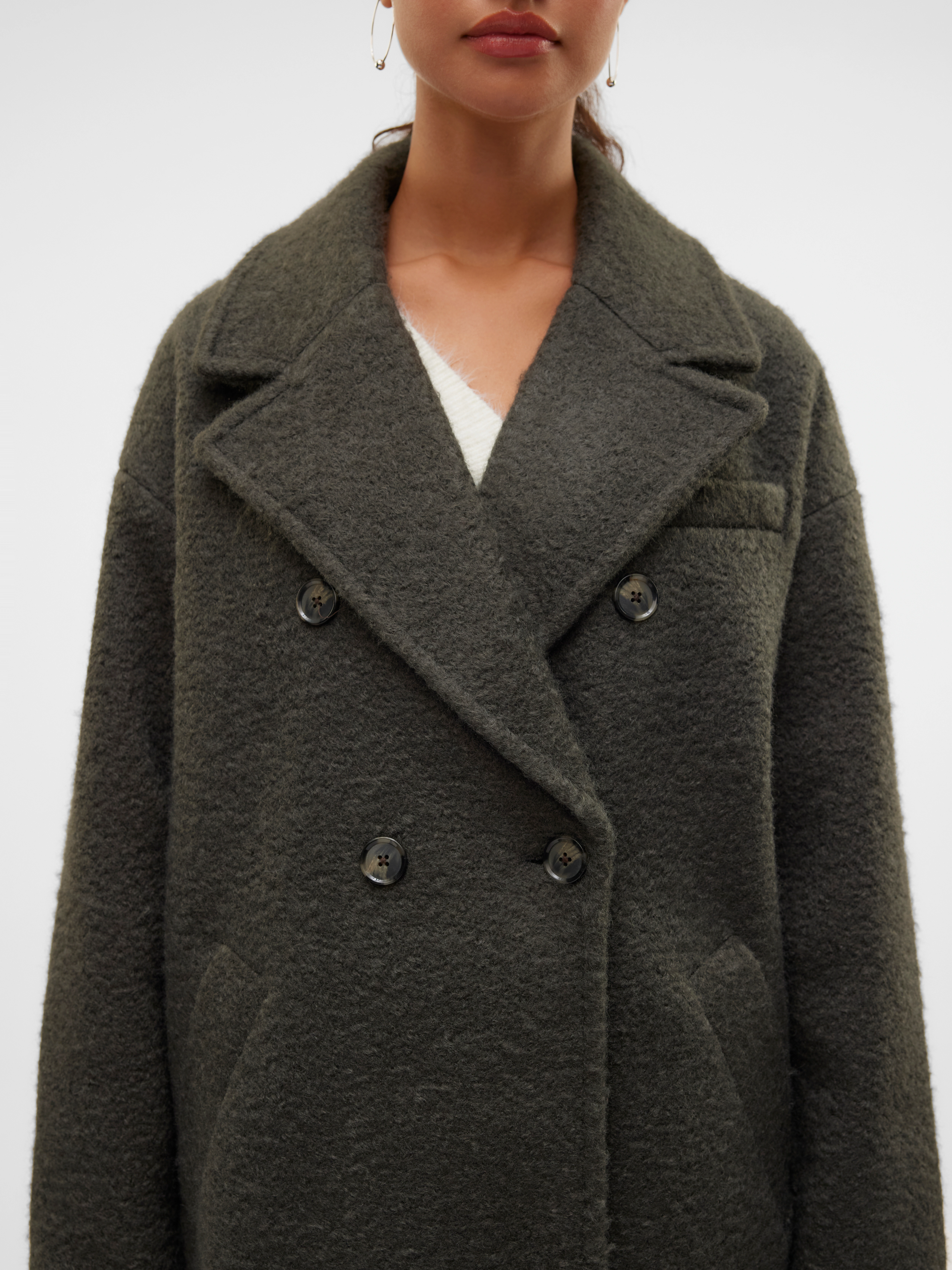 Vero Moda Langmantel "VMELITEERIKA LONG COAT BOO" günstig online kaufen