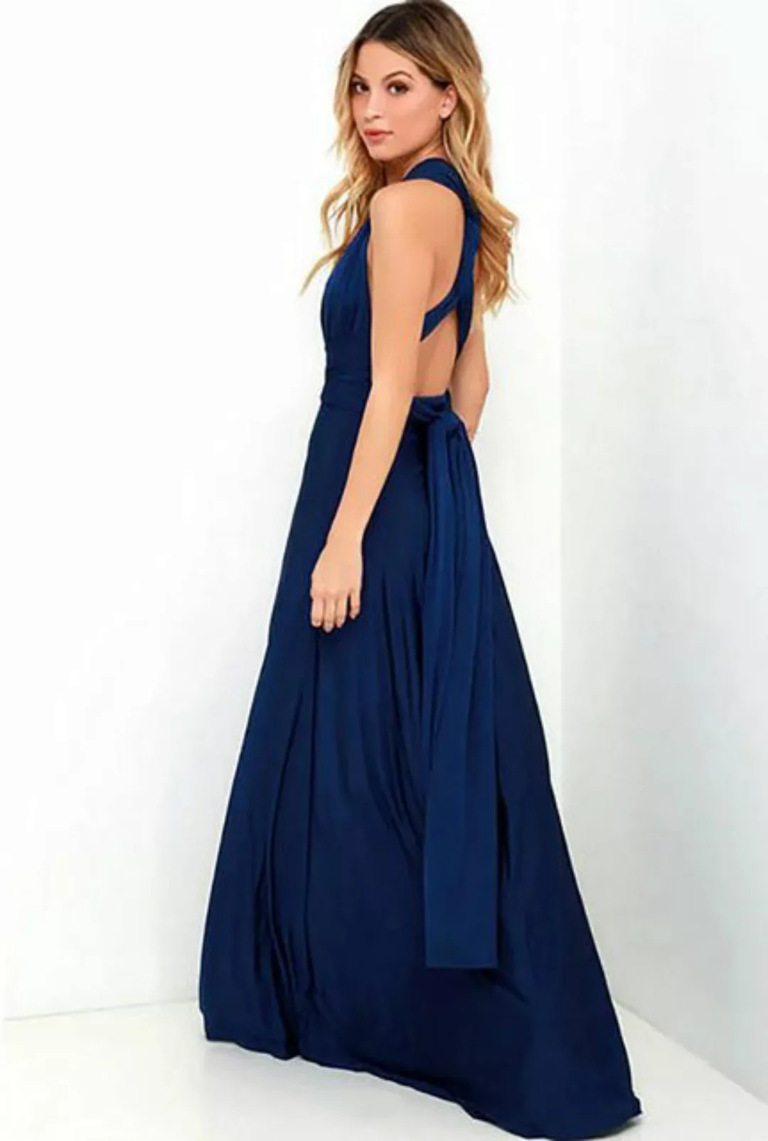 BlauWave Sommerkleid Solide Multi Wear Sexy Riemchenkleid, Brautjungfernkle günstig online kaufen